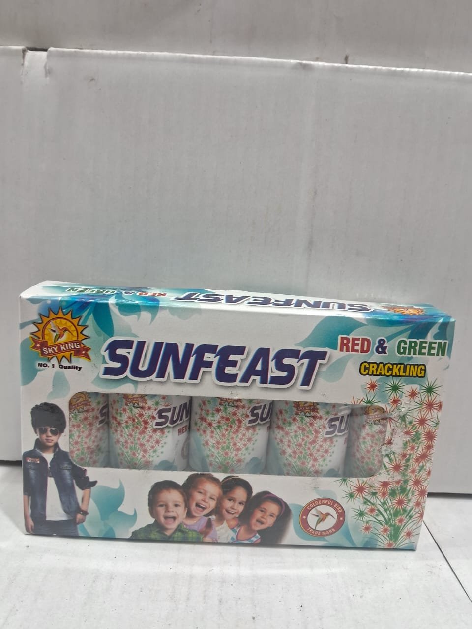 Sunfeast Red & Green Crackling (5 Pcs) சன்ஃபீஸ்ட் சிகப்பு பச்சை